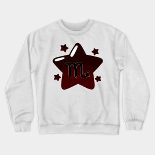 Astrological Sign Star - Scorpio Crewneck Sweatshirt